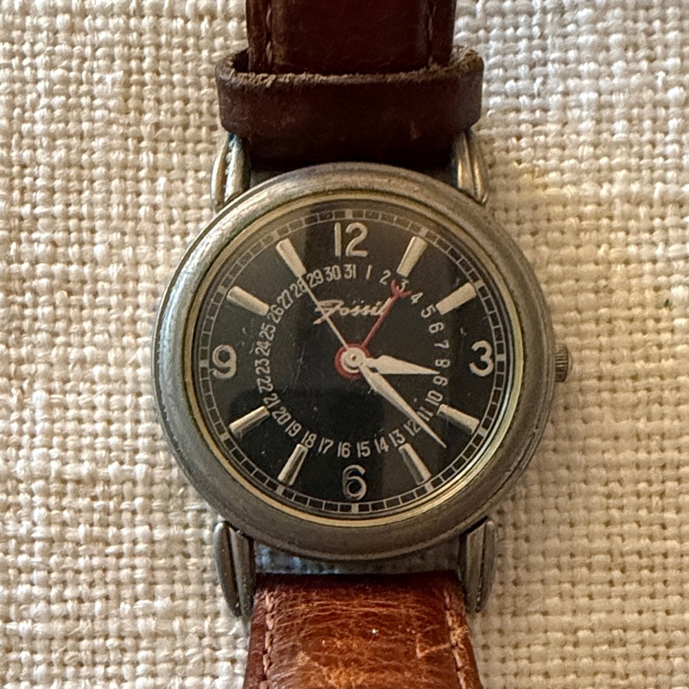 Fossil Brown Leather Men's Watch